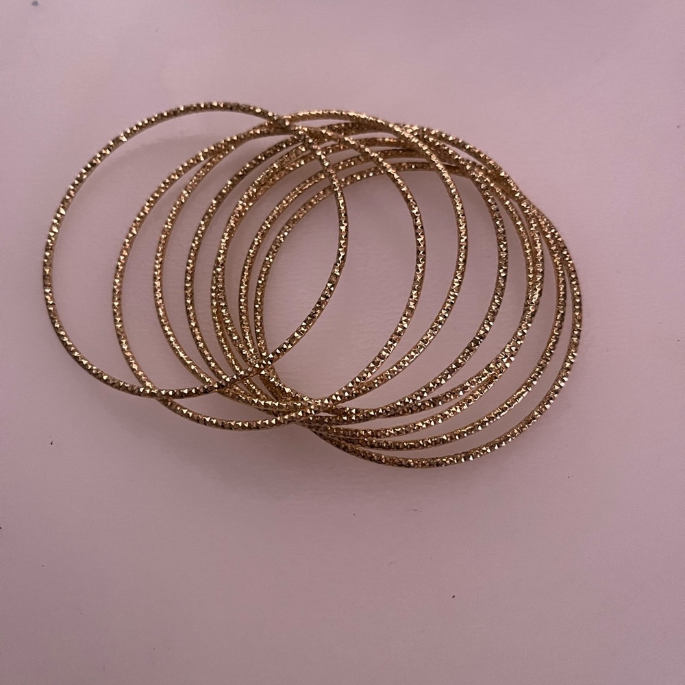 Gold bracelets